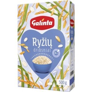 Dribsniai ryžių GALINTA, 500 g